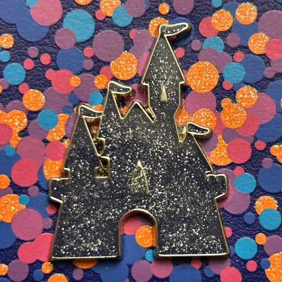 LOUNGE FLY DISNEY PARKS Paris Disneyland 30th Anniversary Sequin Mini Ba…